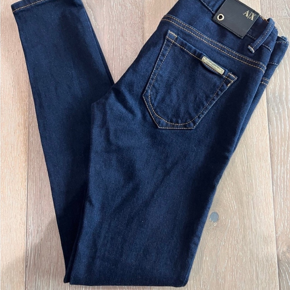 Armani Exchange denim jeans - size 2 , great with boots